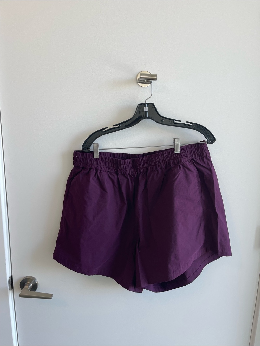 Universal Standard Women's Purple Shorts - Elastic Waist